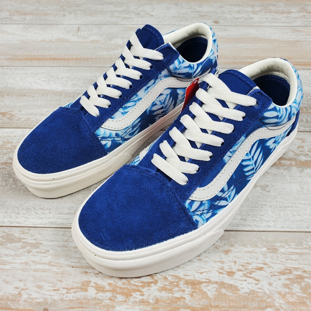 Vans Old Skool Solar Floral True Blue Marshmallow - Picture 9 of 9
